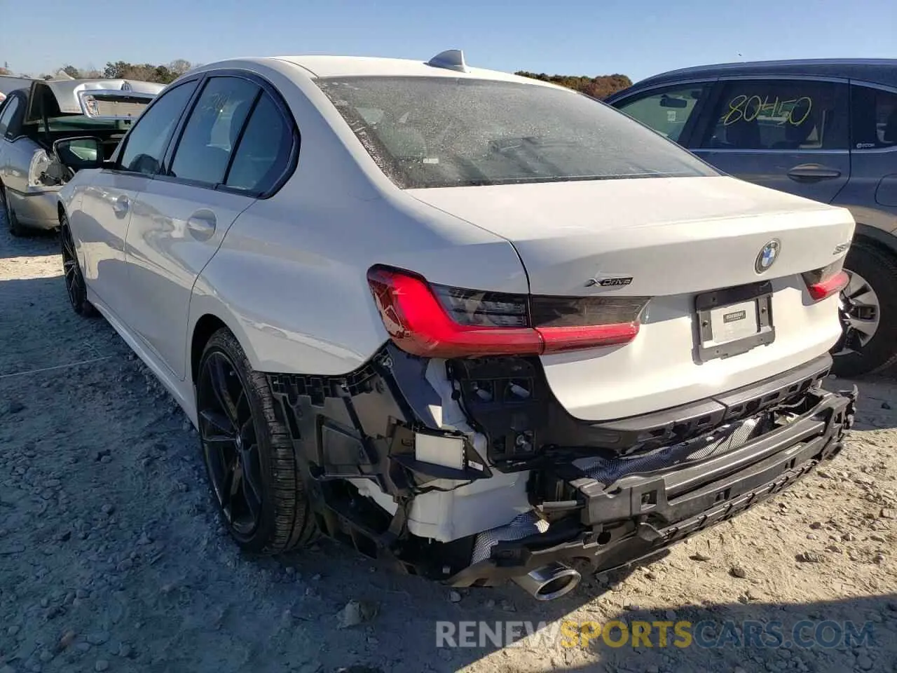 3 Photograph of a damaged car 3MW5R7J07L8B39200 BMW 3 SERIES 2020