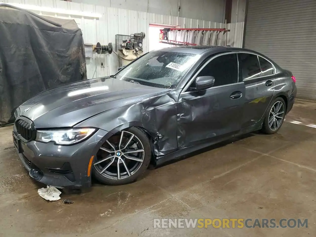 1 Photograph of a damaged car 3MW5R7J07L8B41075 BMW 3 SERIES 2020