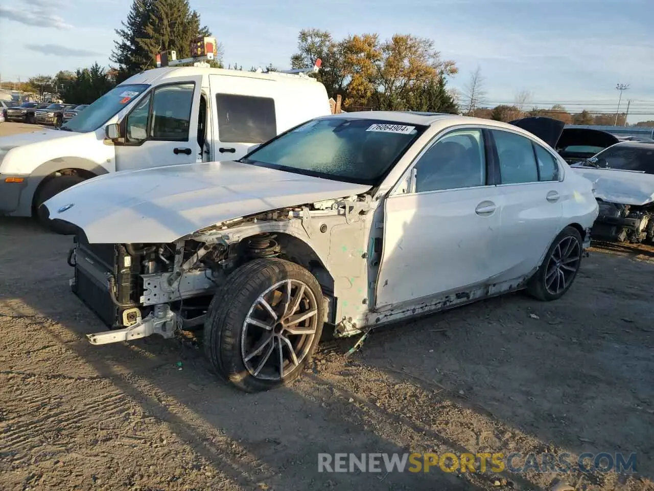1 Photograph of a damaged car 3MW5R7J08L8B06447 BMW 3 SERIES 2020