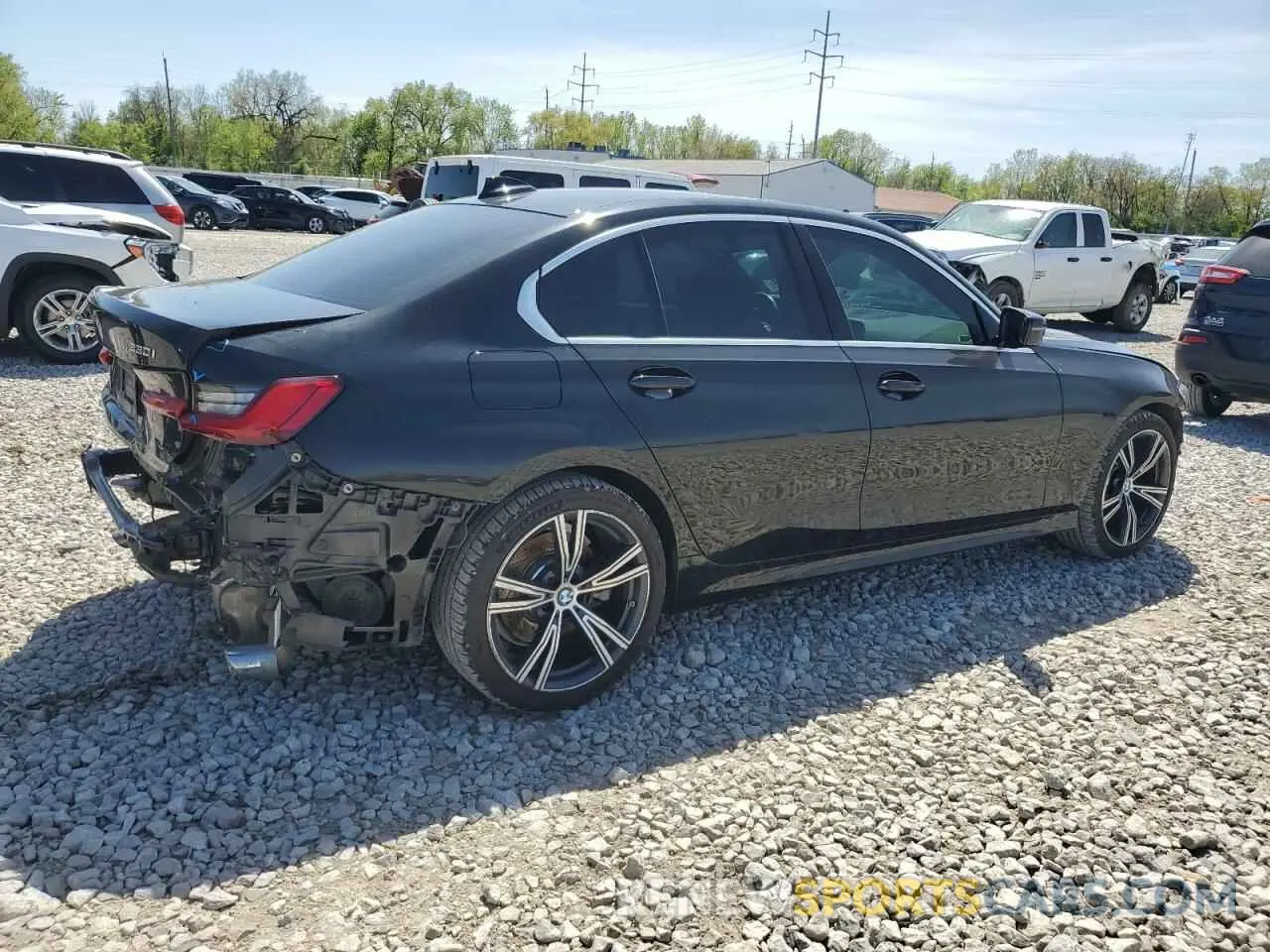 3 Photograph of a damaged car 3MW5R7J08L8B14550 BMW 3 SERIES 2020