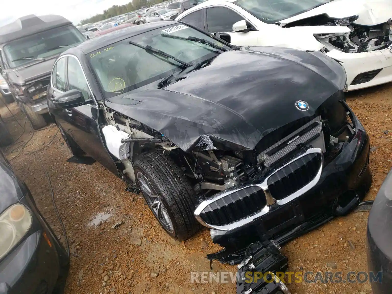 1 Photograph of a damaged car 3MW5R7J08L8B16783 BMW 3 SERIES 2020