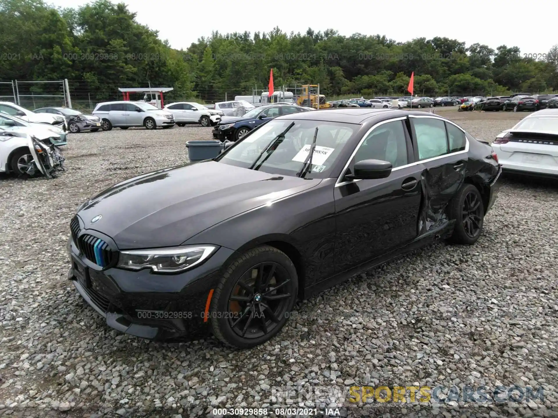 2 Photograph of a damaged car 3MW5R7J08L8B17402 BMW 3 SERIES 2020