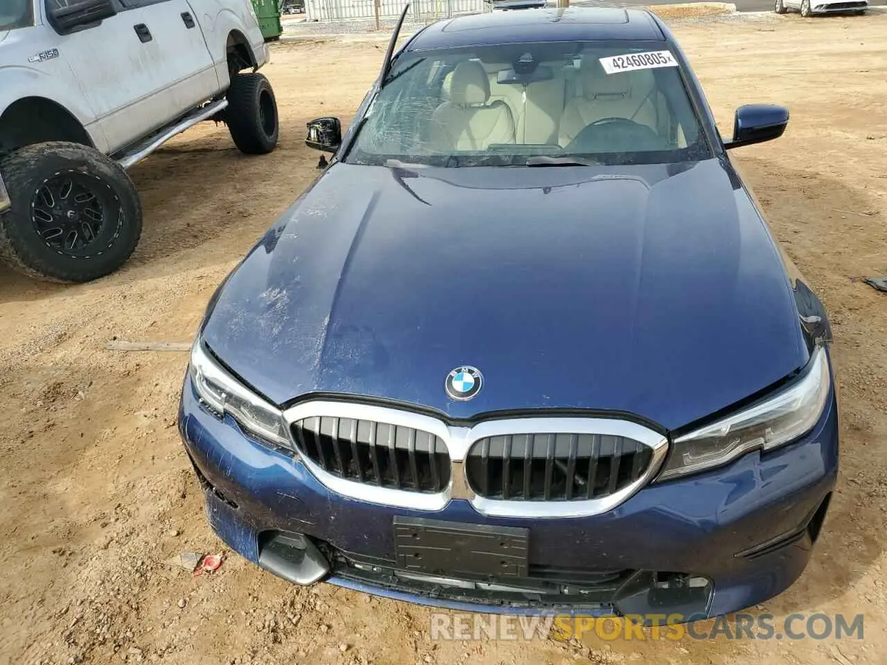 5 Photograph of a damaged car 3MW5R7J08L8B19912 BMW 3 SERIES 2020