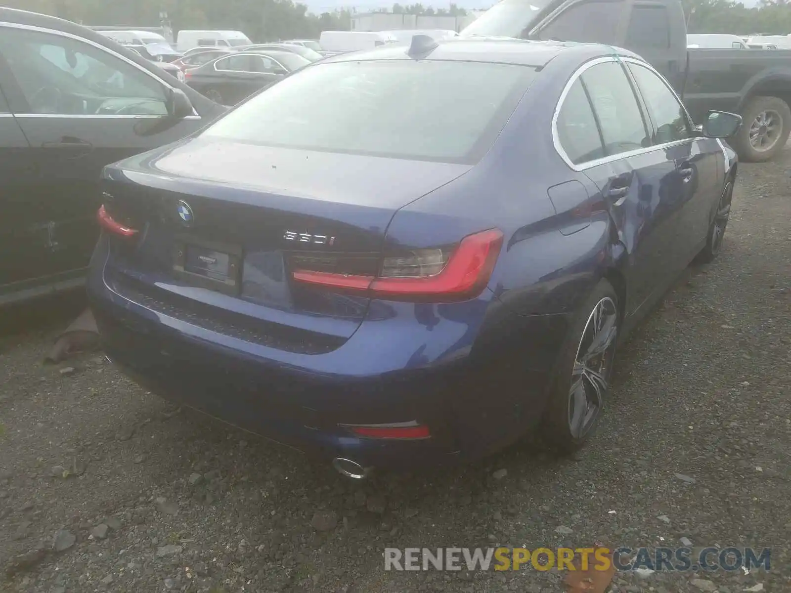 4 Photograph of a damaged car 3MW5R7J08L8B34880 BMW 3 SERIES 2020