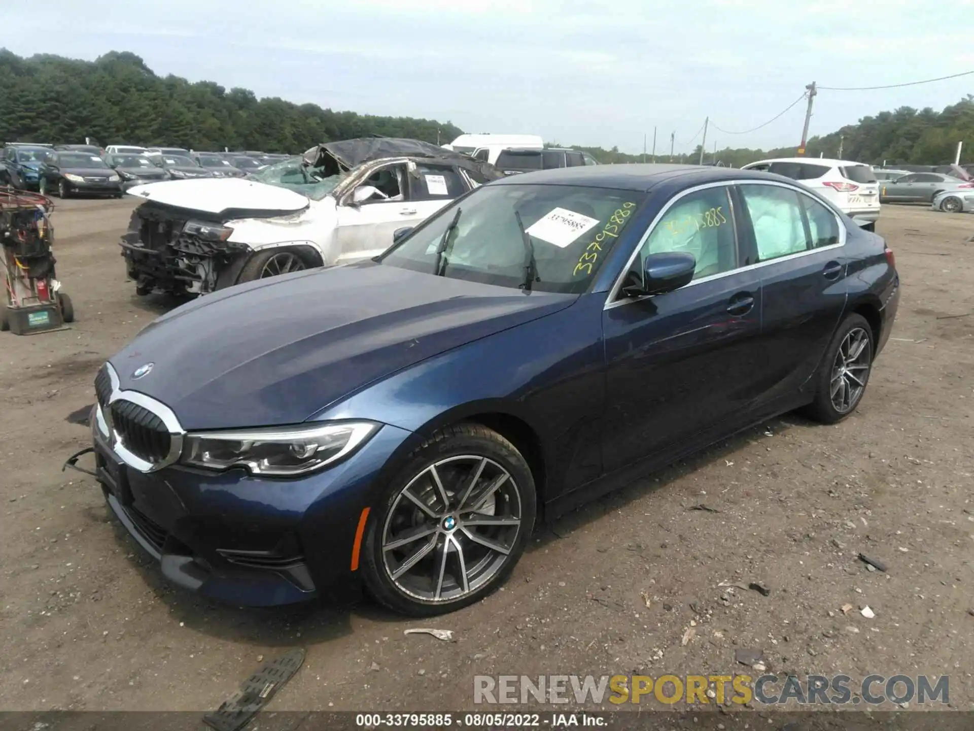 2 Photograph of a damaged car 3MW5R7J09L8B04920 BMW 3 SERIES 2020