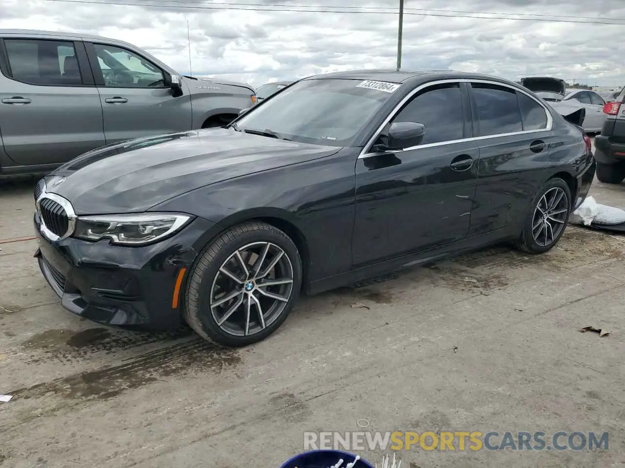 1 Photograph of a damaged car 3MW5R7J09L8B22575 BMW 3 SERIES 2020