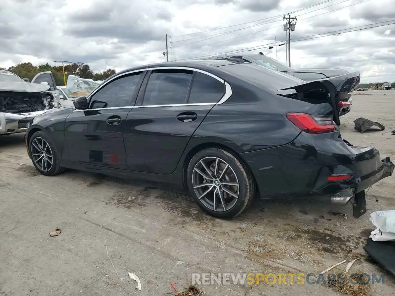 2 Photograph of a damaged car 3MW5R7J09L8B22575 BMW 3 SERIES 2020