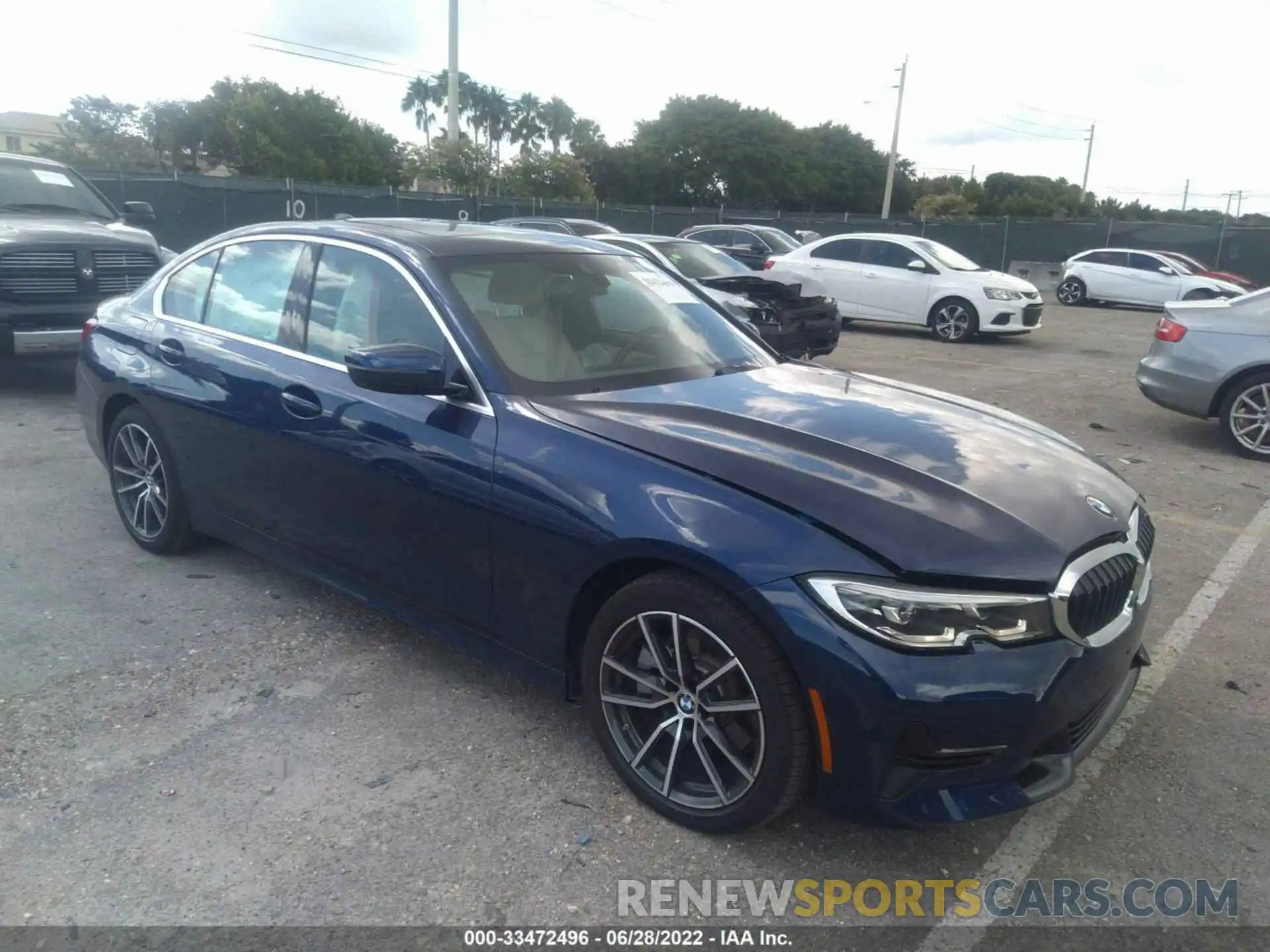 1 Photograph of a damaged car 3MW5R7J09L8B25959 BMW 3 SERIES 2020