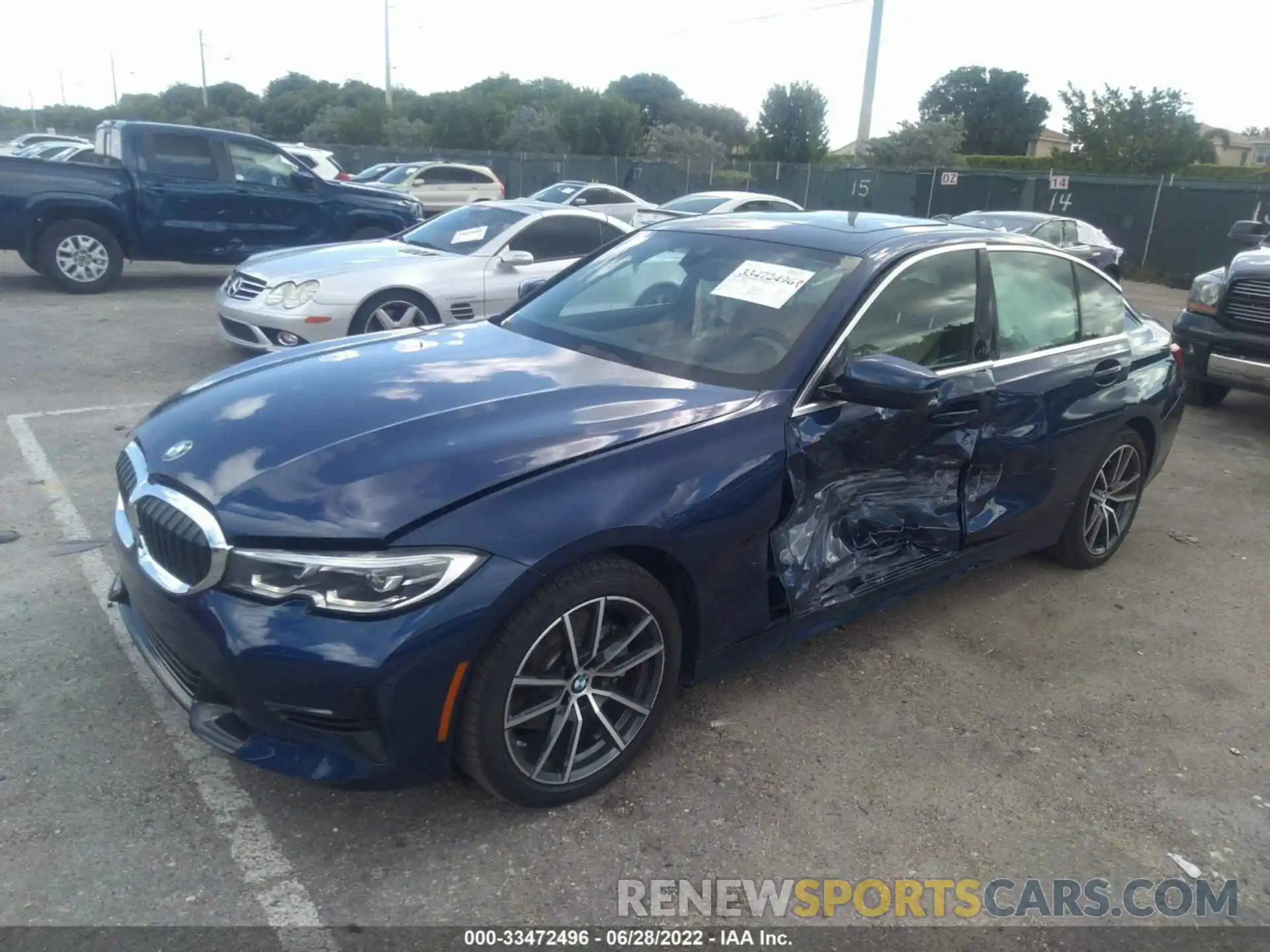 2 Photograph of a damaged car 3MW5R7J09L8B25959 BMW 3 SERIES 2020