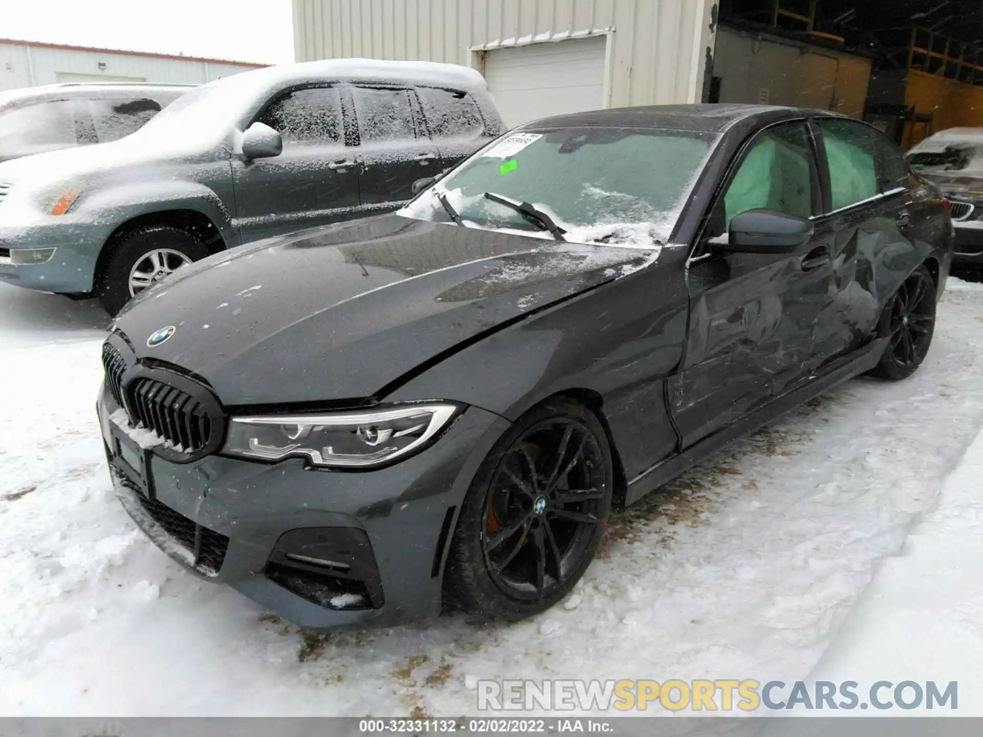 2 Photograph of a damaged car 3MW5R7J09L8B45998 BMW 3 SERIES 2020