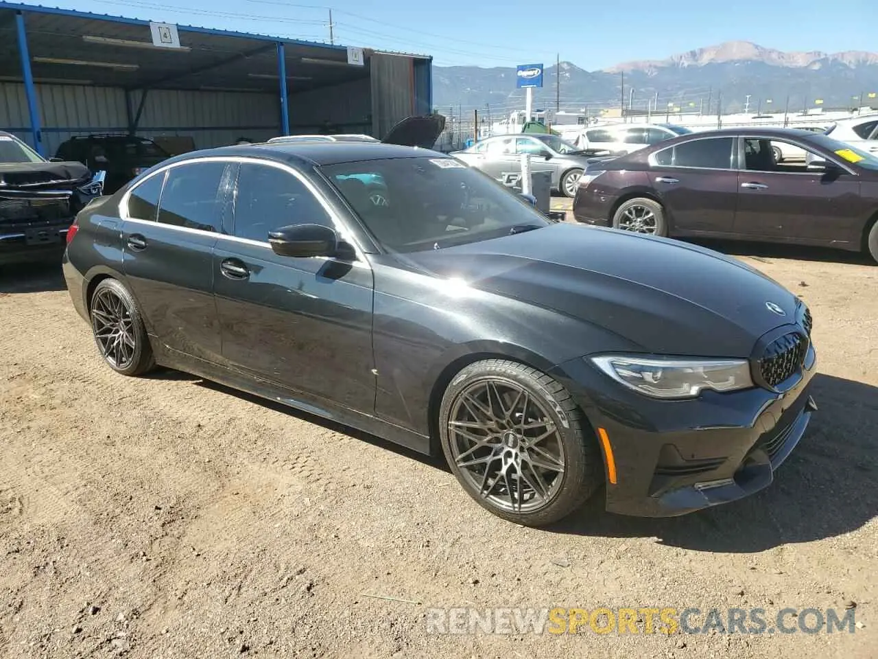4 Photograph of a damaged car 3MW5R7J0XL8B08698 BMW 3 SERIES 2020