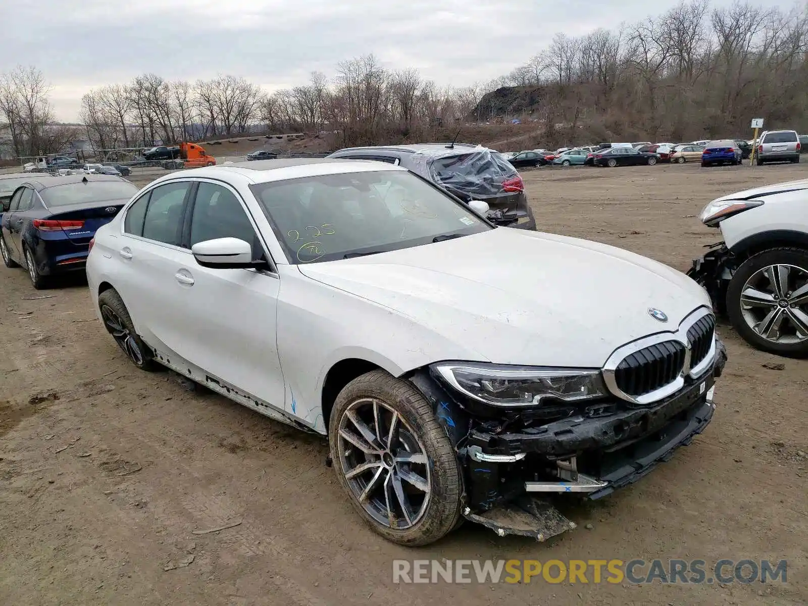 1 Photograph of a damaged car 3MW5R7J0XL8B09897 BMW 3 SERIES 2020