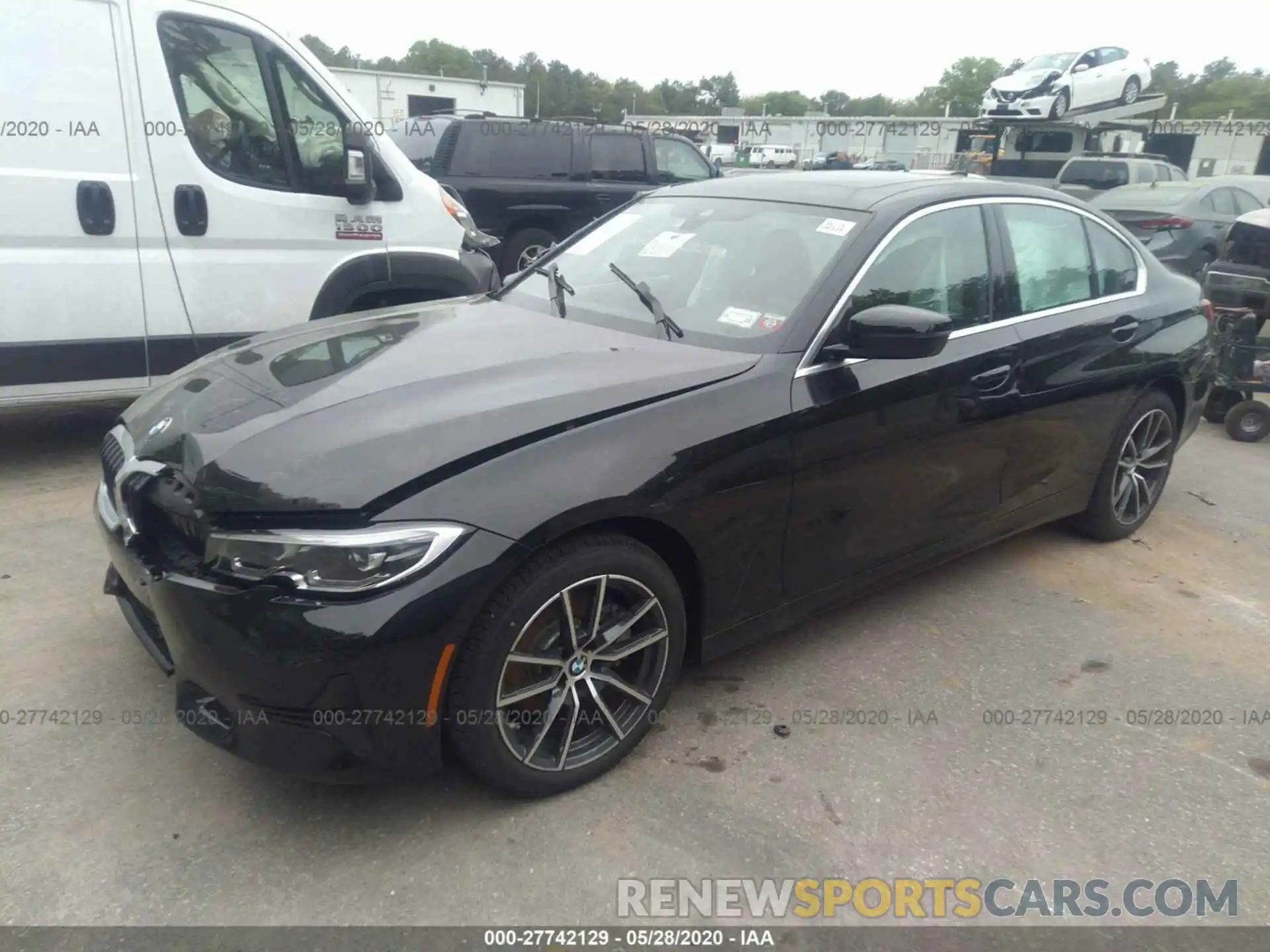 2 Photograph of a damaged car 3MW5R7J0XL8B13335 BMW 3 SERIES 2020