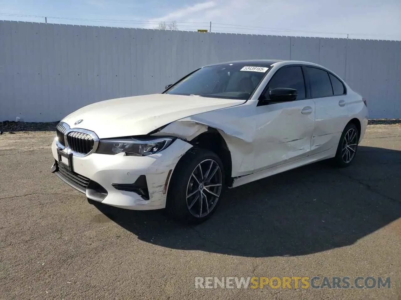 1 Photograph of a damaged car 3MW5R7J0XL8B18065 BMW 3 SERIES 2020