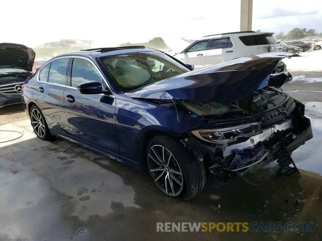 1 Photograph of a damaged car 3MW5R7J0XL8B20138 BMW 3 SERIES 2020