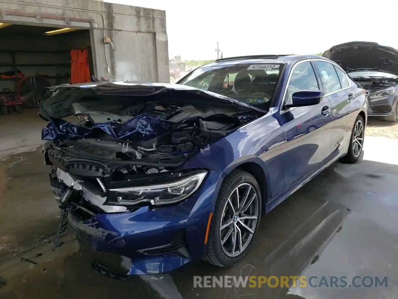 2 Photograph of a damaged car 3MW5R7J0XL8B20138 BMW 3 SERIES 2020