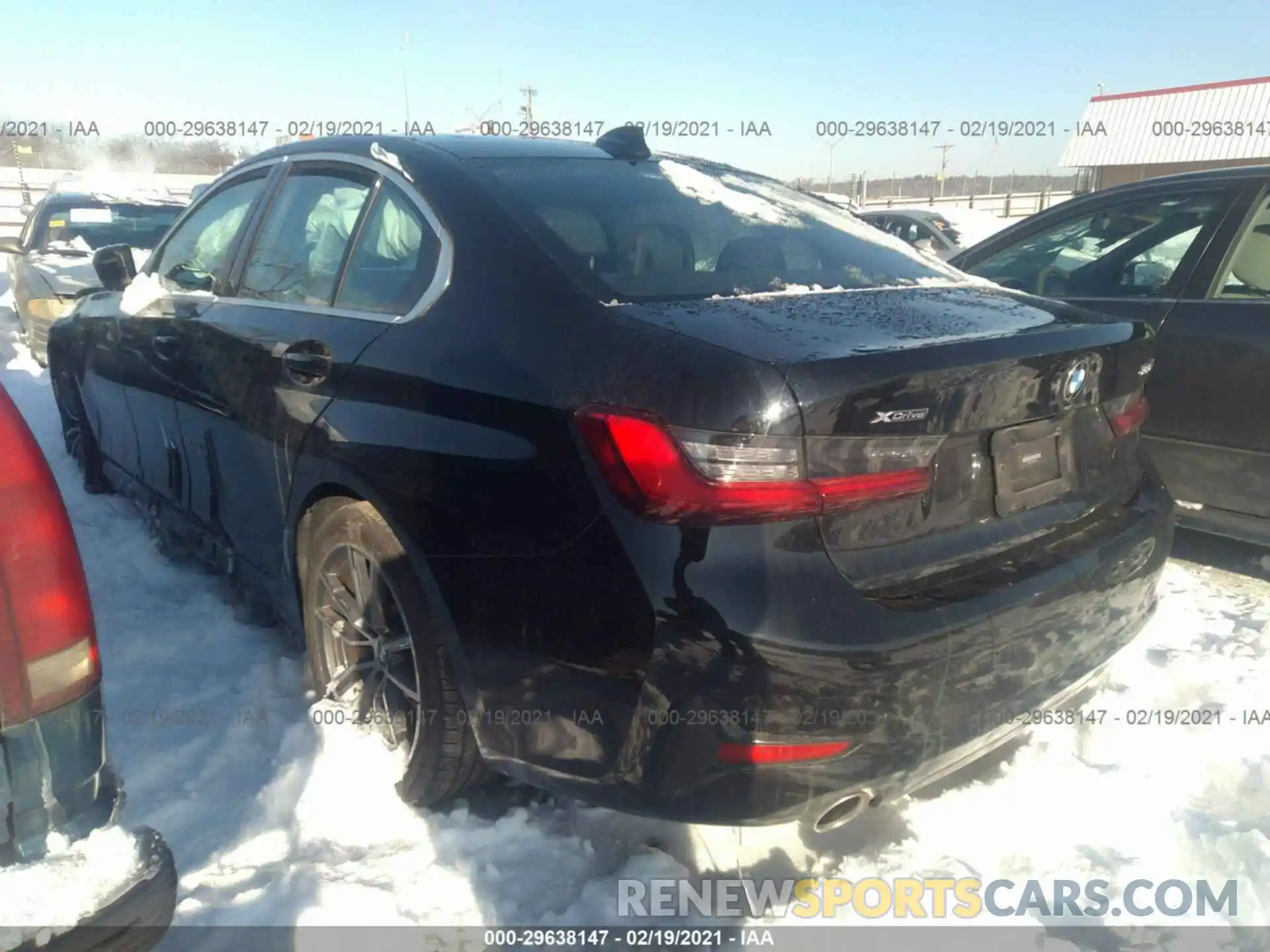 3 Photograph of a damaged car 3MW5R7J0XL8B21757 BMW 3 SERIES 2020