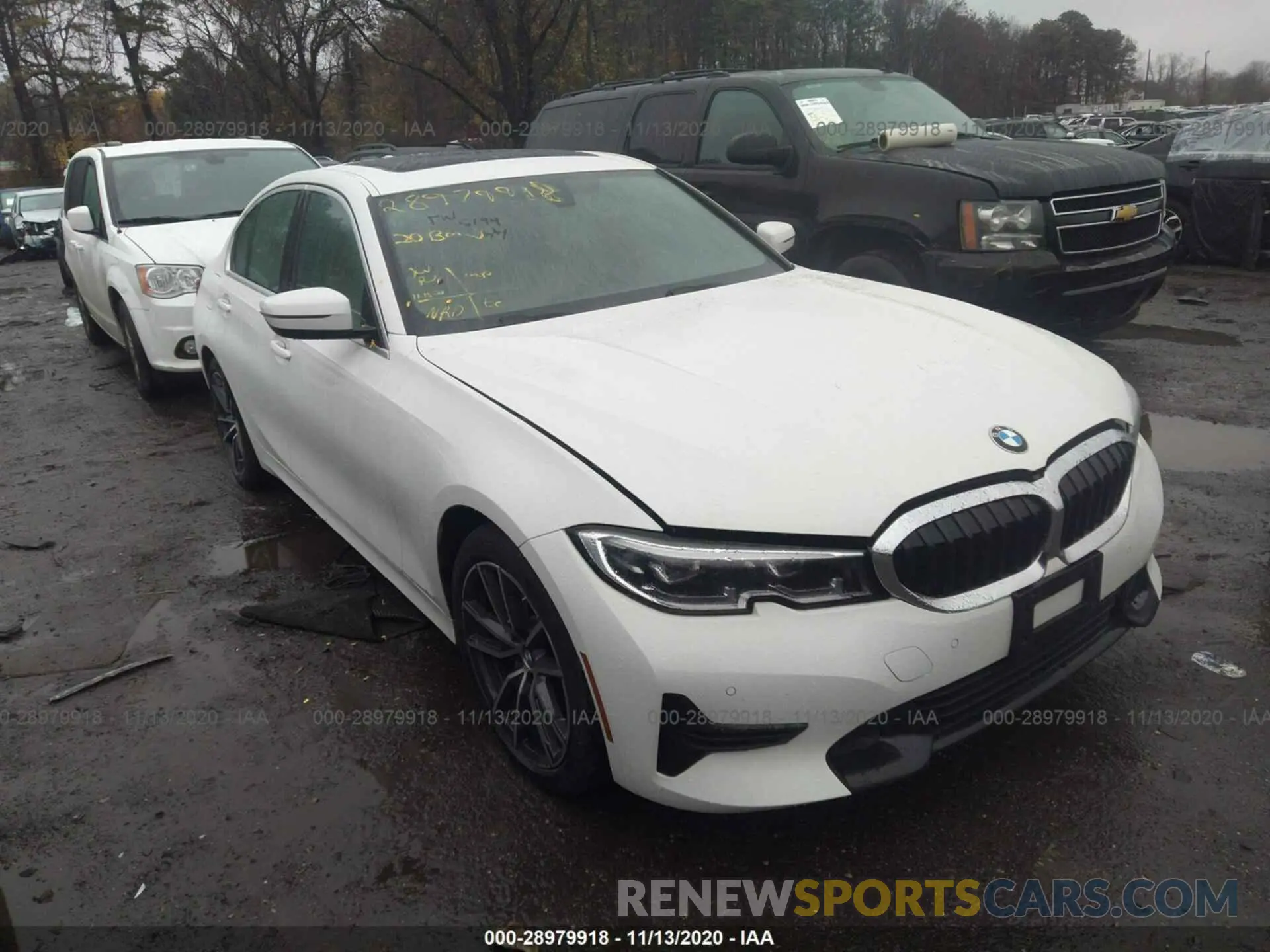 1 Photograph of a damaged car 3MW5R7J0XL8B23881 BMW 3 SERIES 2020