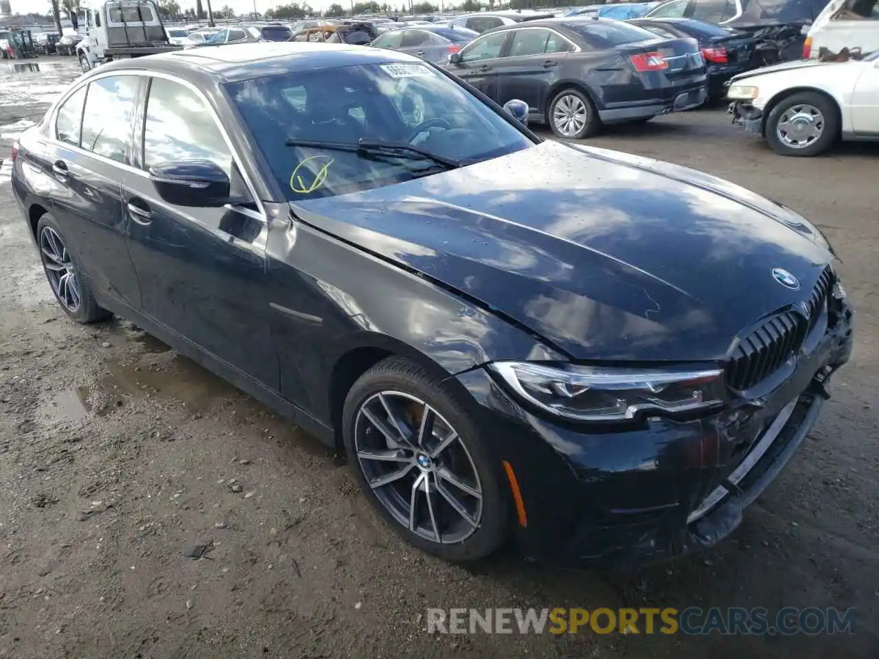 1 Photograph of a damaged car 3MW5R7J0XL8B25050 BMW 3 SERIES 2020