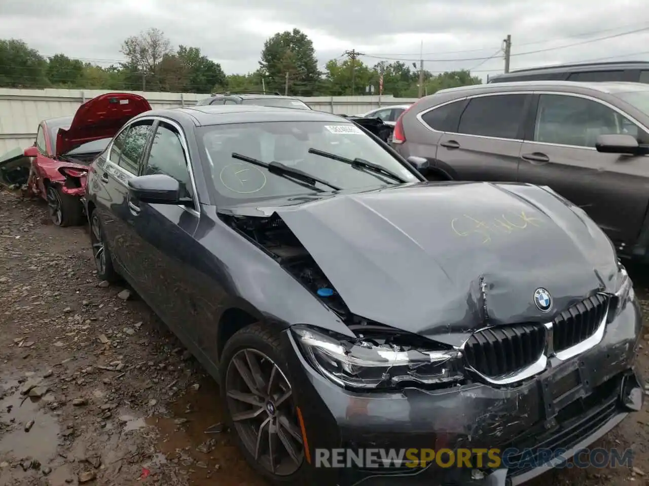 1 Photograph of a damaged car 3MW5R7J0XL8B27011 BMW 3 SERIES 2020