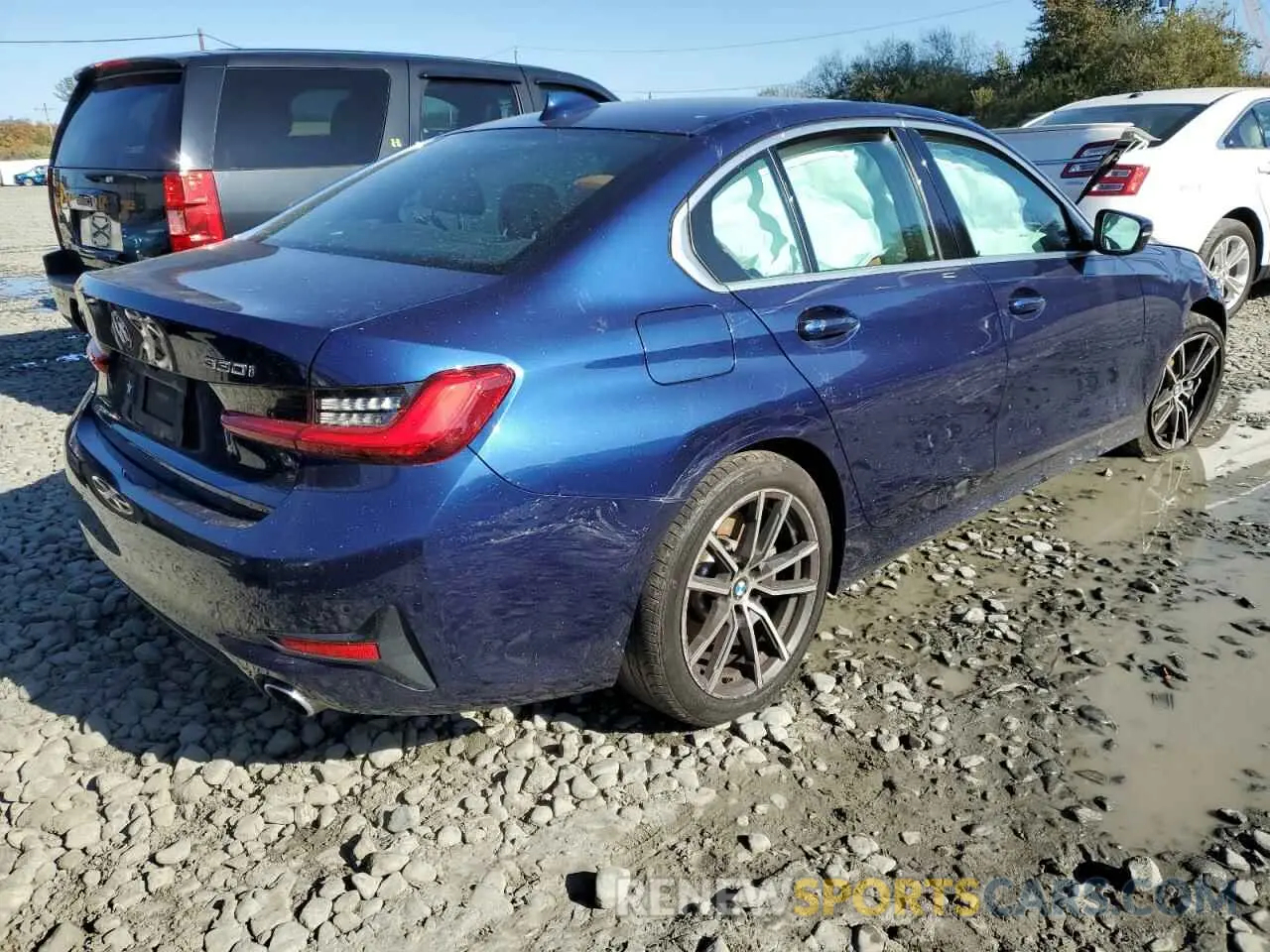 4 Photograph of a damaged car 3MW5R7J0XL8B35738 BMW 3 SERIES 2020