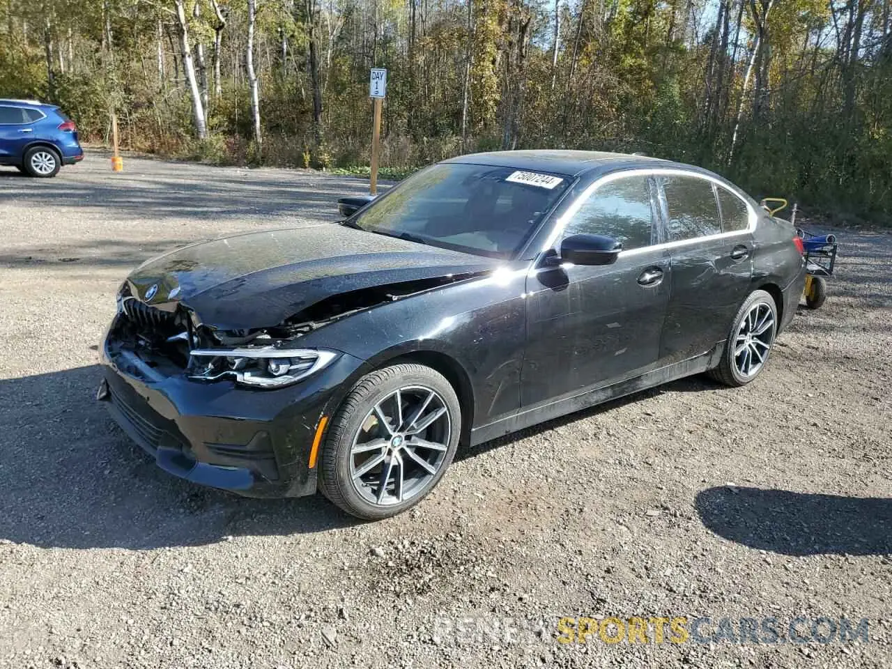 1 Photograph of a damaged car 3MW5R7J0XL8B40972 BMW 3 SERIES 2020