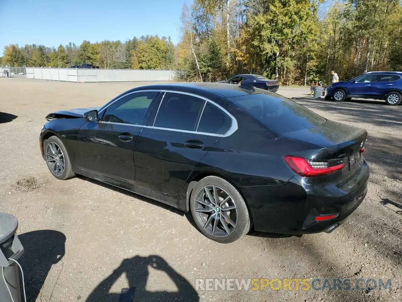 2 Photograph of a damaged car 3MW5R7J0XL8B40972 BMW 3 SERIES 2020