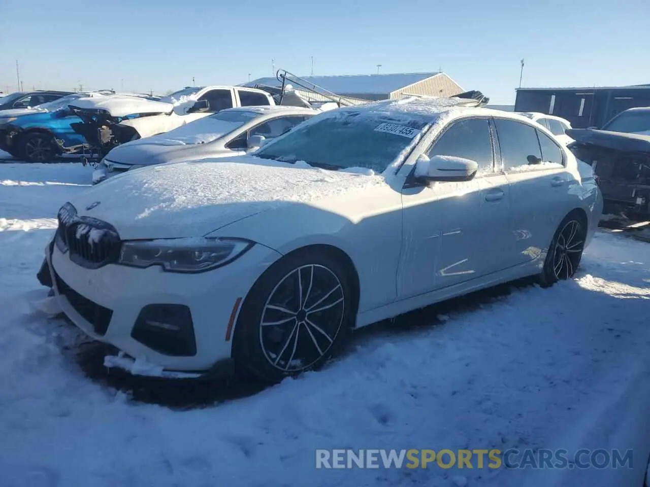 1 Photograph of a damaged car 3MW5R7J0XL8B41636 BMW 3 SERIES 2020