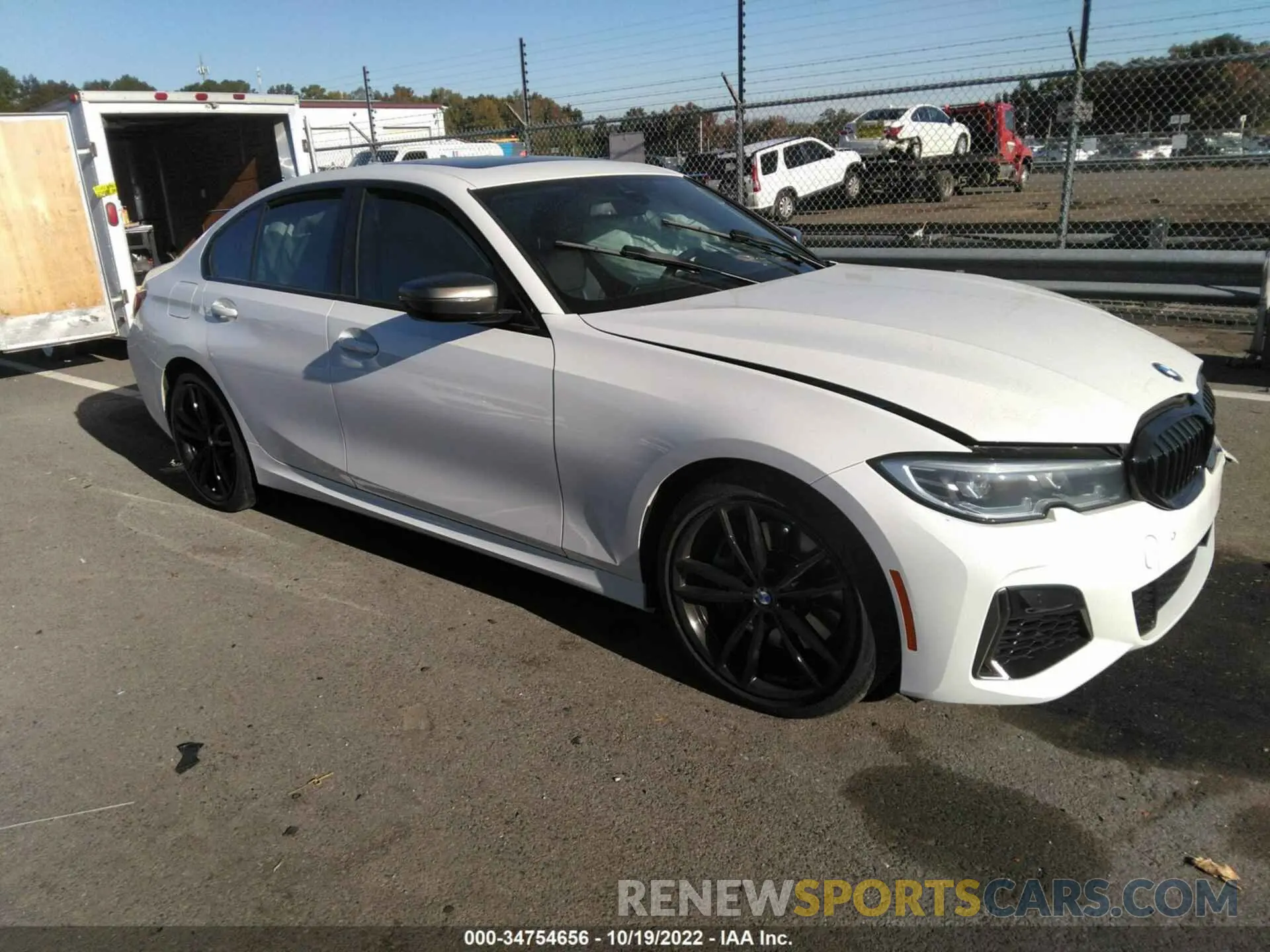 1 Photograph of a damaged car 3MW5U7J00L8B40980 BMW 3 SERIES 2020