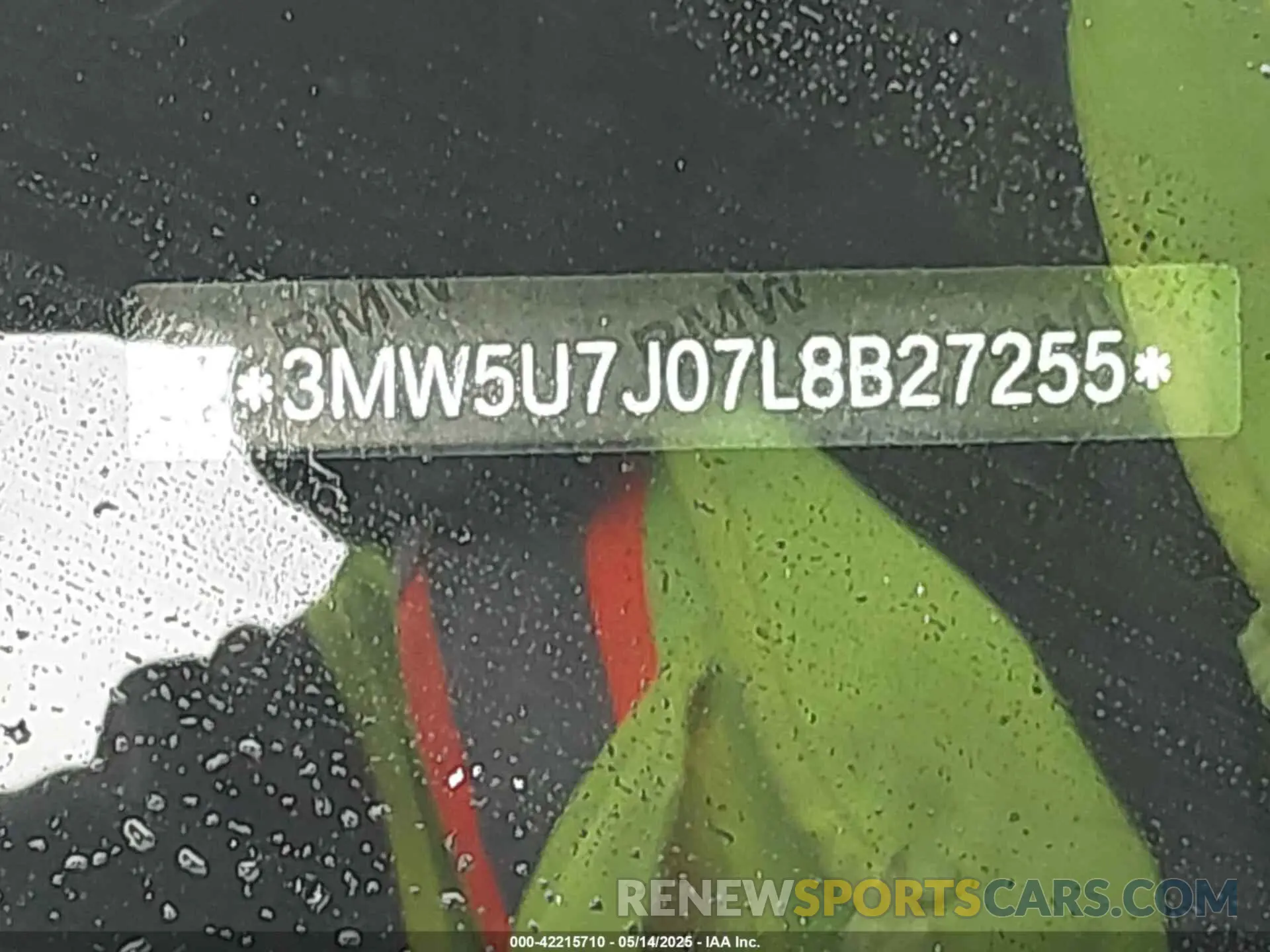 17 Photograph of a damaged car 3MW5U7J07L8B27255 BMW 3 SERIES 2020