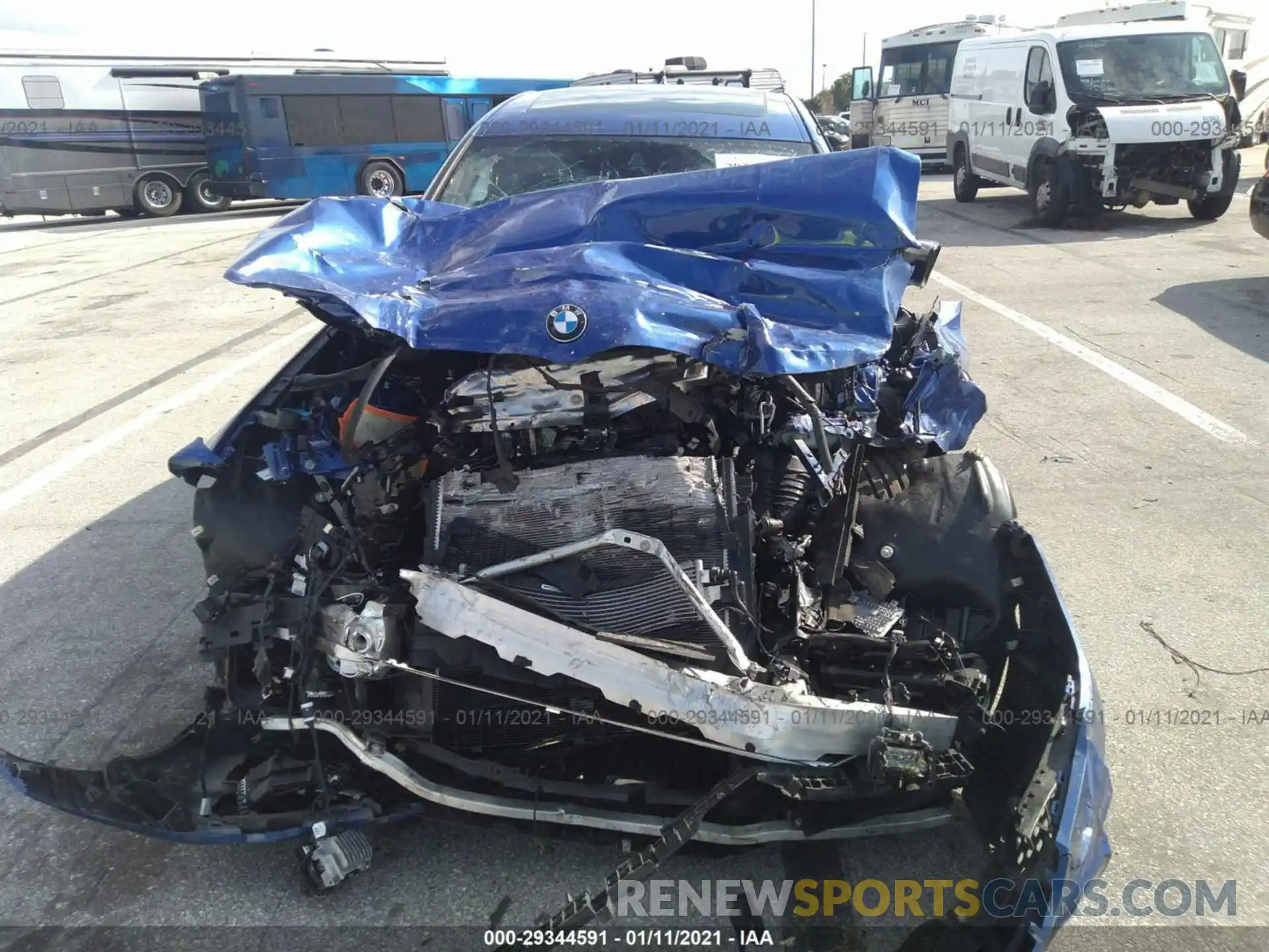 6 Photograph of a damaged car 3MW5U7J07L8B38241 BMW 3 SERIES 2020