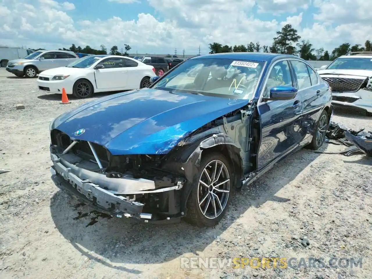 2 Photograph of a damaged car WBA5R1C00LFH43840 BMW 3 SERIES 2020