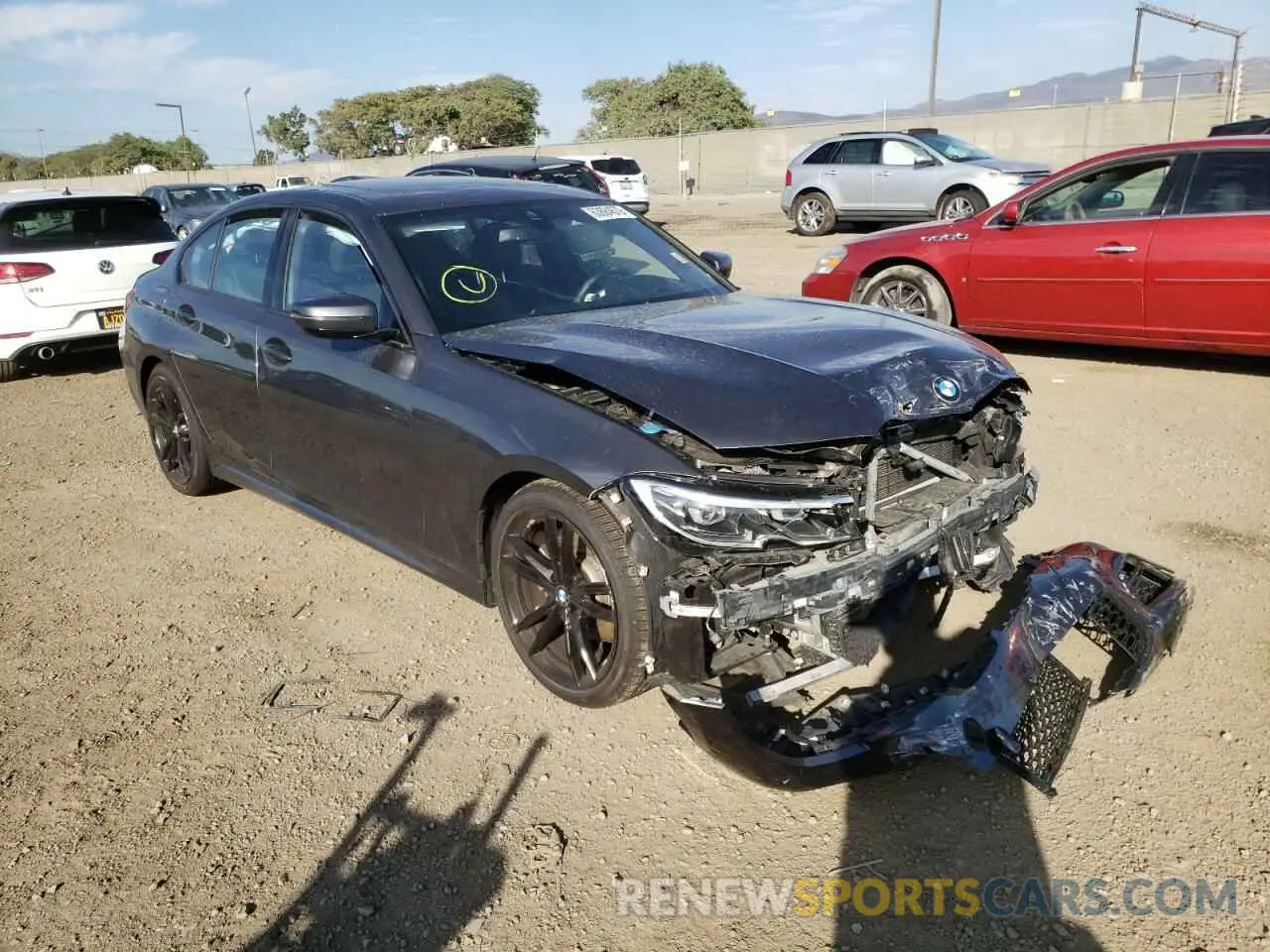 1 Photograph of a damaged car WBA5R1C06LFH40893 BMW 3 SERIES 2020