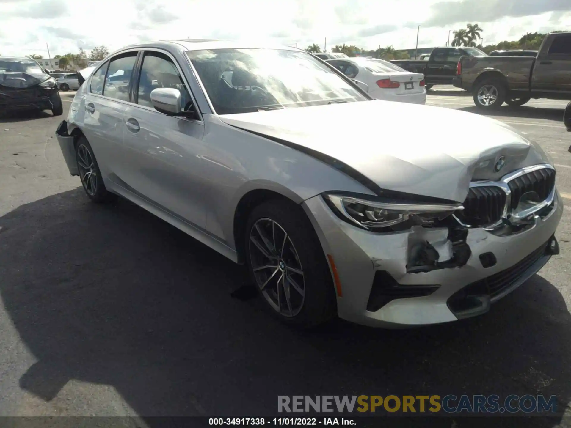 1 Photograph of a damaged car WBA5R1C06LFH82318 BMW 3 SERIES 2020