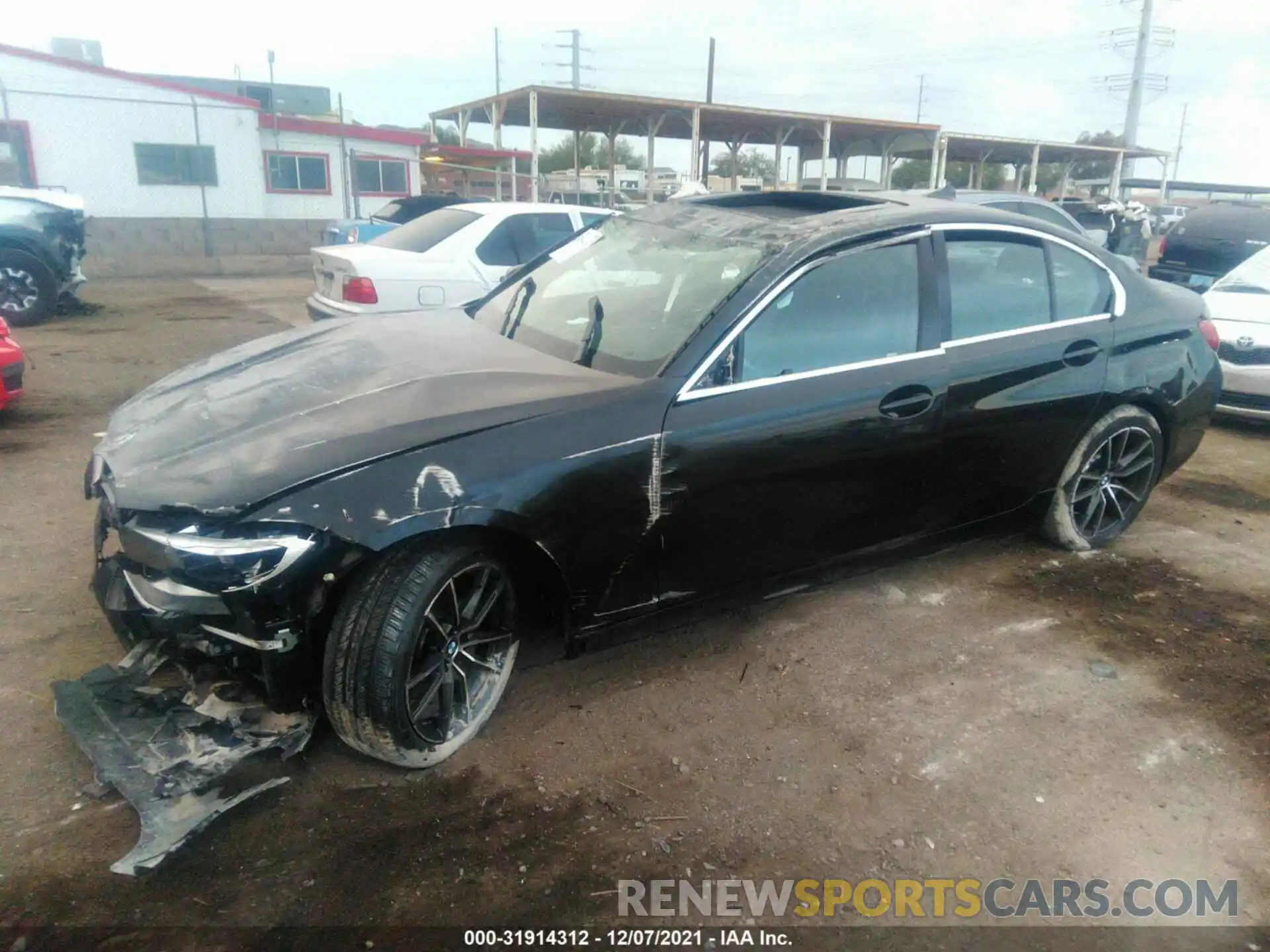 2 Photograph of a damaged car WBA5R1C0XLFH45319 BMW 3 SERIES 2020