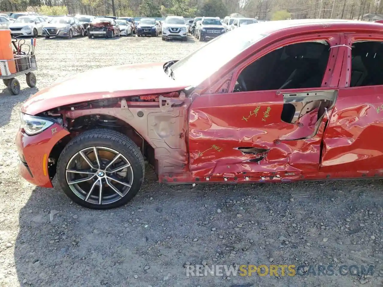 9 Photograph of a damaged car WBA5R7C01LFH76087 BMW 3 SERIES 2020