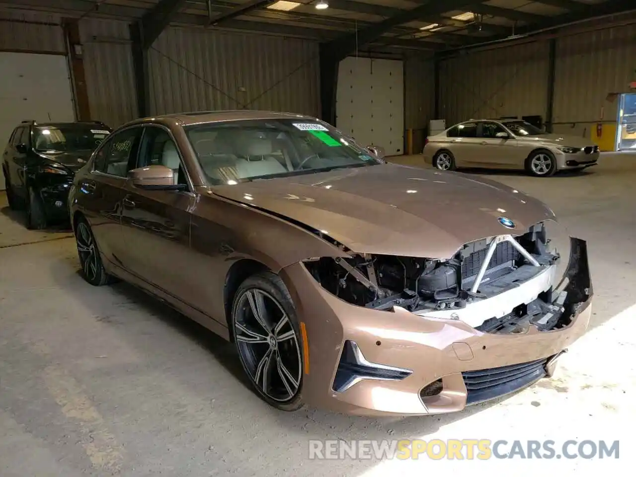 1 Photograph of a damaged car WBA5R7C02LFH77023 BMW 3 SERIES 2020