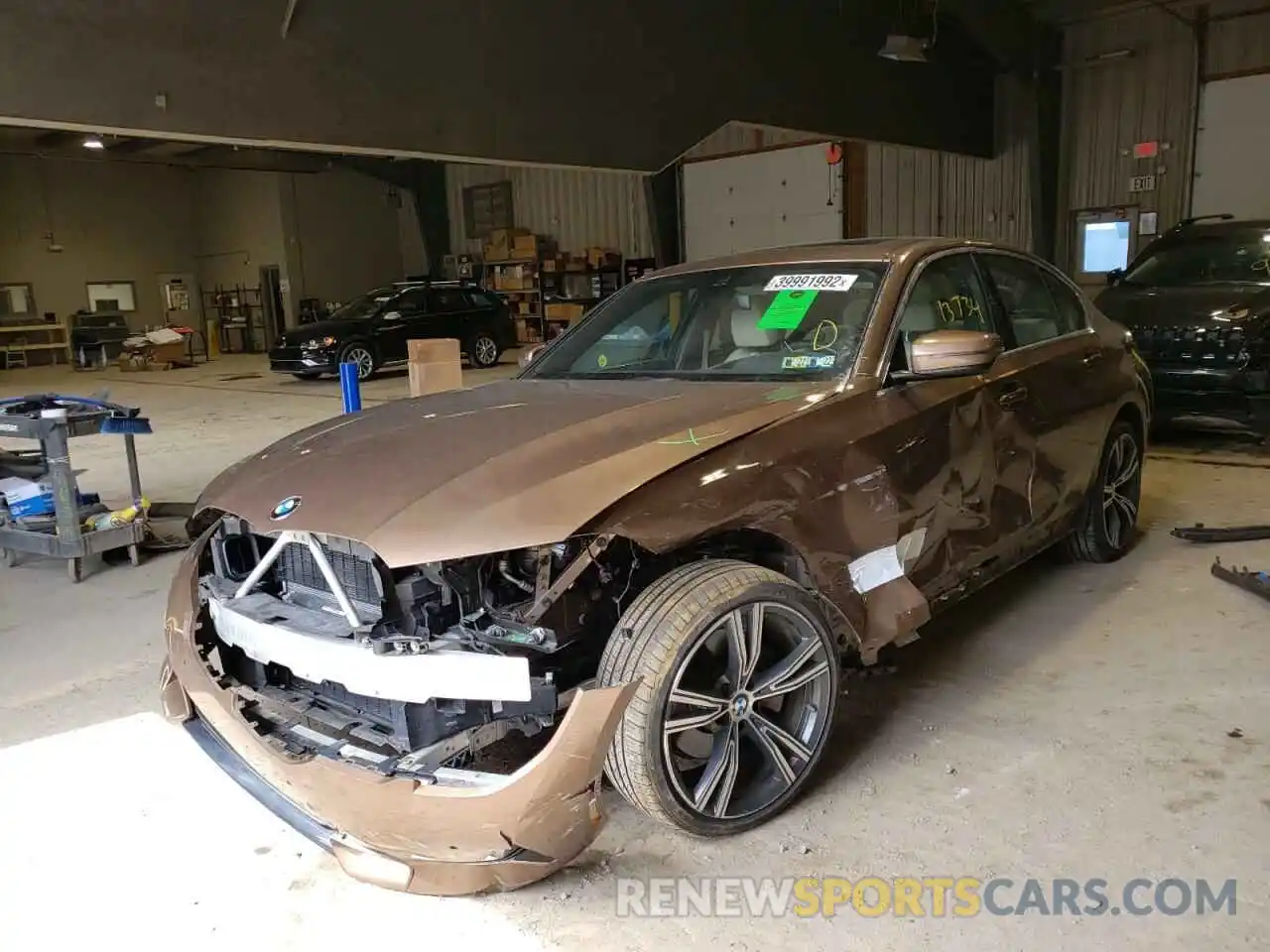 2 Photograph of a damaged car WBA5R7C02LFH77023 BMW 3 SERIES 2020