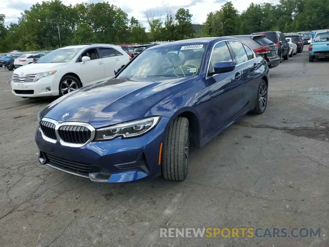 2 Photograph of a damaged car WBA5R7C03LFH50719 BMW 3 SERIES 2020