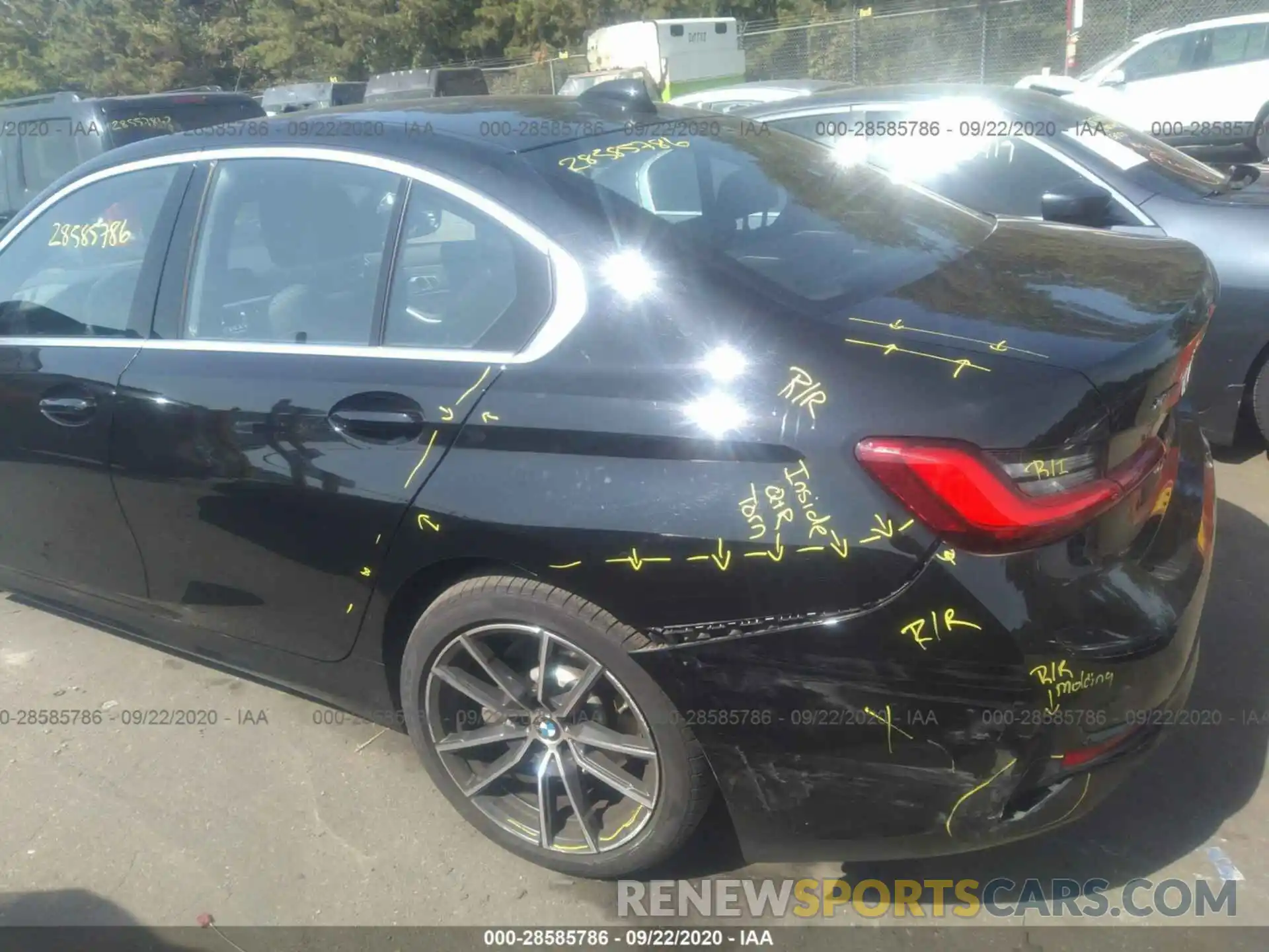 6 Photograph of a damaged car WBA5R7C08LFH40526 BMW 3 SERIES 2020