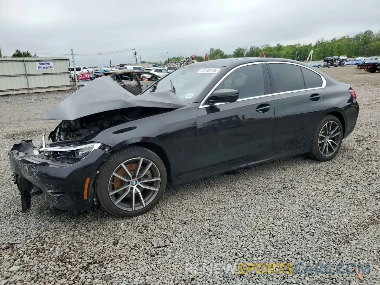 1 Photograph of a damaged car WBA5R7C08LFH47606 BMW 3 SERIES 2020