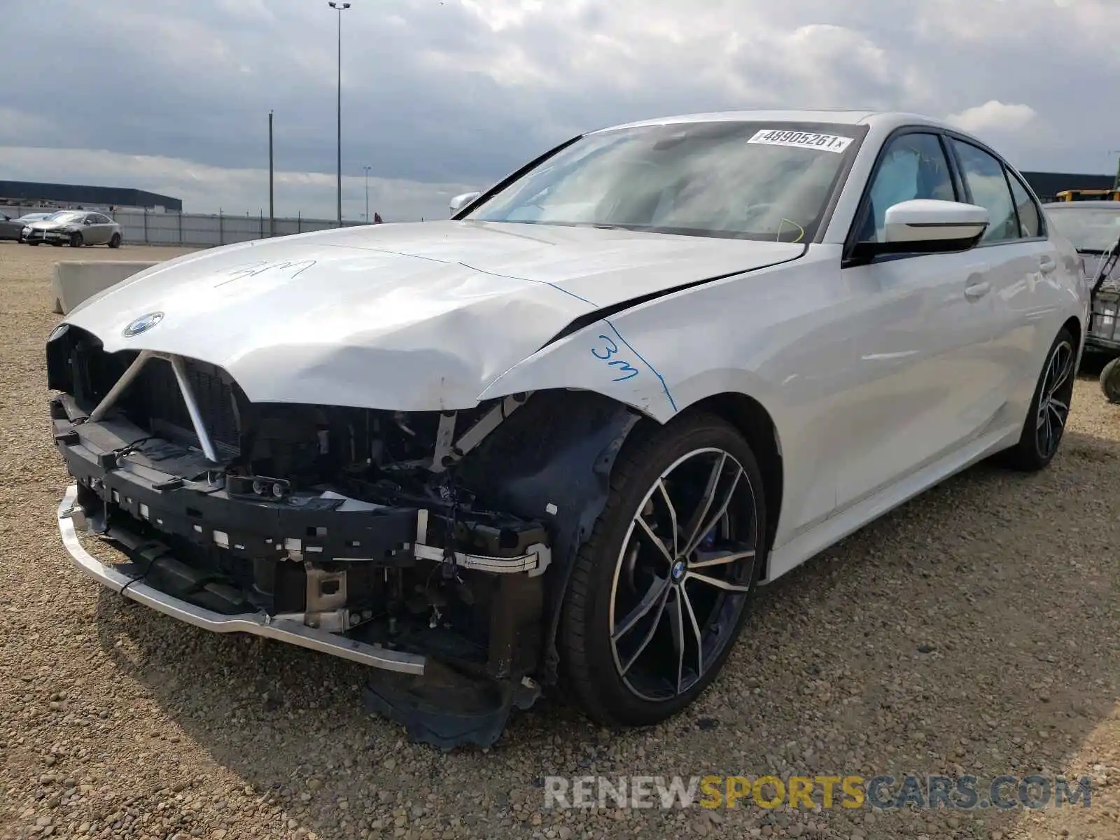 2 Photograph of a damaged car WBA5R7C08LFH67399 BMW 3 SERIES 2020