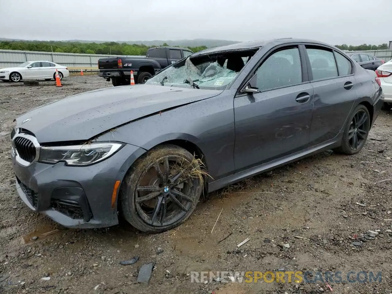 1 Photograph of a damaged car WBA5R7C09LFH40633 BMW 3 SERIES 2020