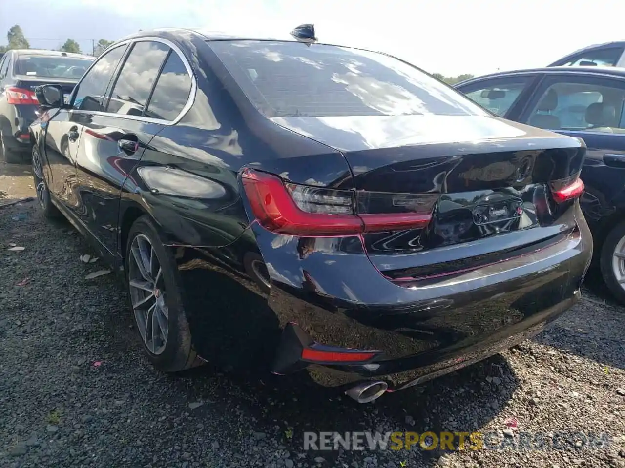 3 Photograph of a damaged car WBA5R7C09LFH52376 BMW 3 SERIES 2020