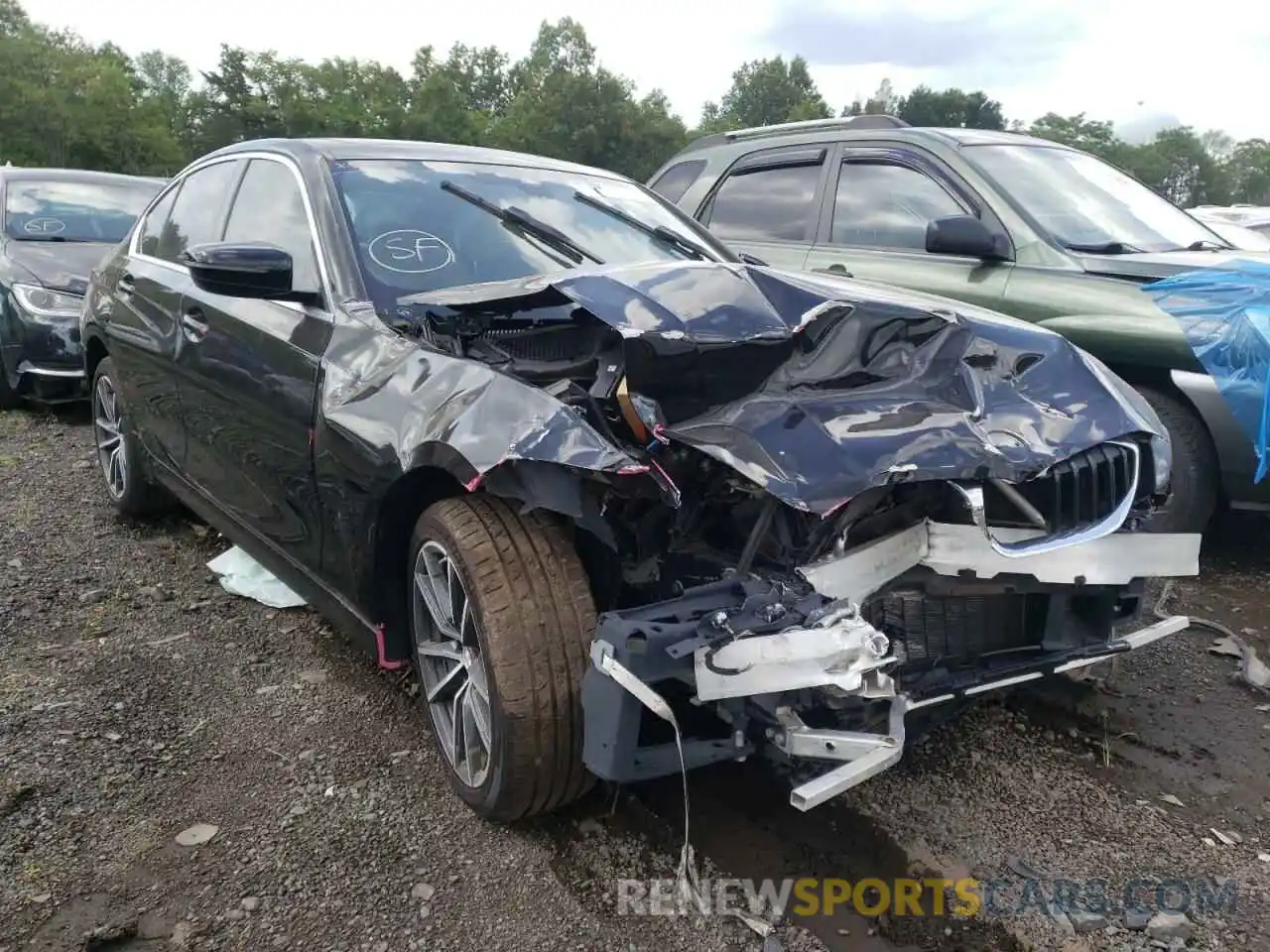 9 Photograph of a damaged car WBA5R7C09LFH52376 BMW 3 SERIES 2020