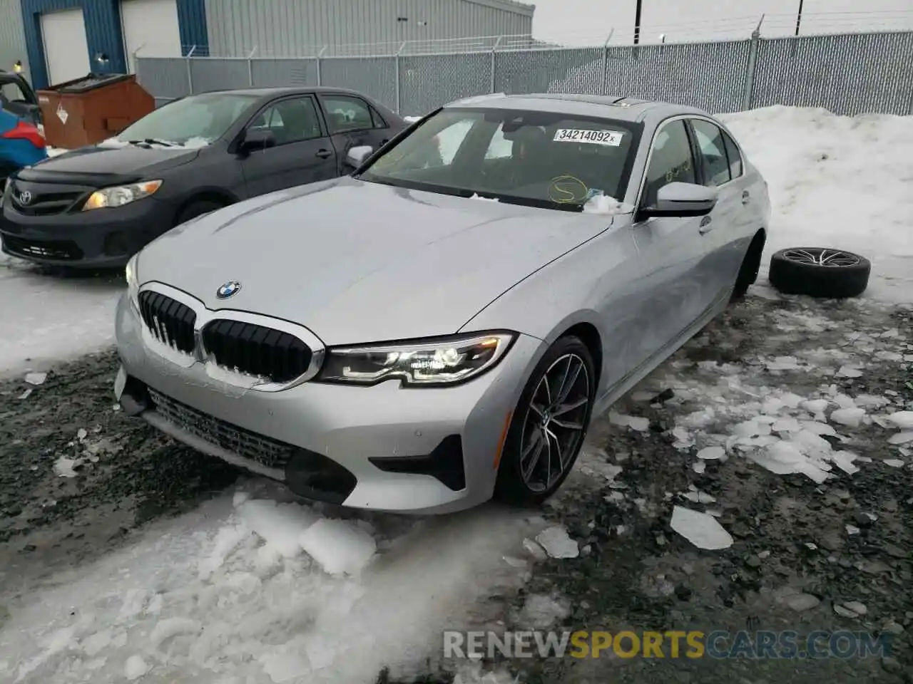 2 Photograph of a damaged car WBA5R7C0XLFH45887 BMW 3 SERIES 2020