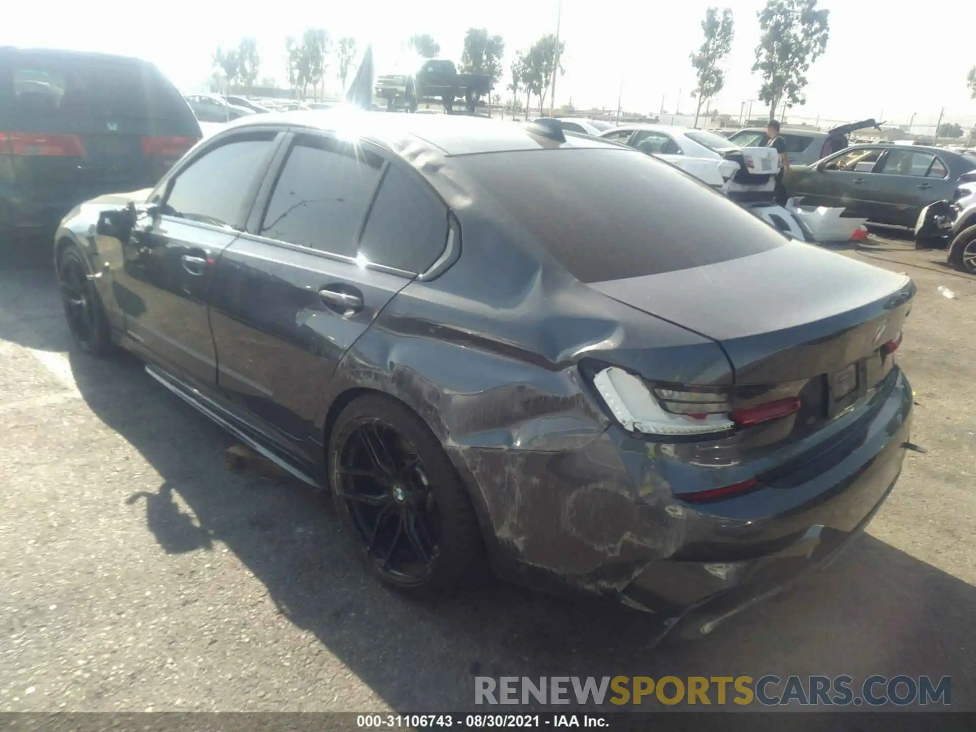 3 Photograph of a damaged car WBA5U7C00LA234150 BMW 3 SERIES 2020