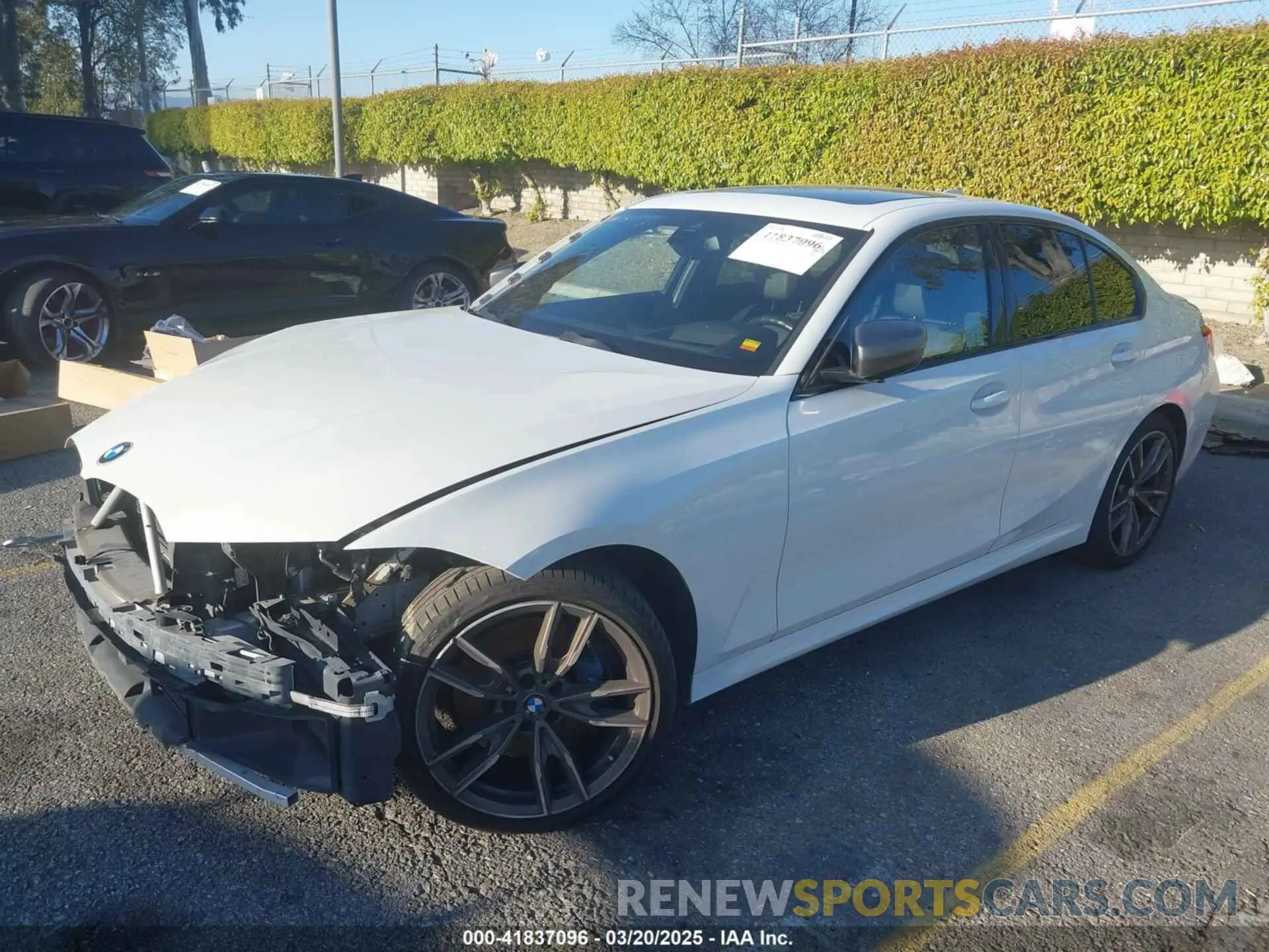 2 Photograph of a damaged car WBA5U7C00LA286622 BMW 3 SERIES 2020