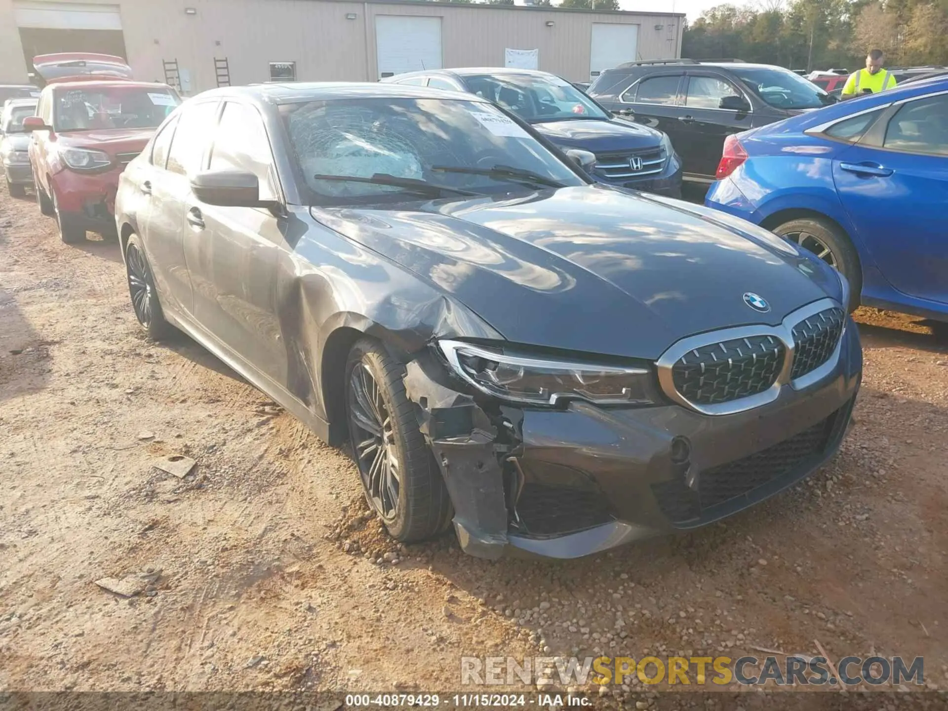 1 Photograph of a damaged car WBA5U7C01LFH14560 BMW 3 SERIES 2020