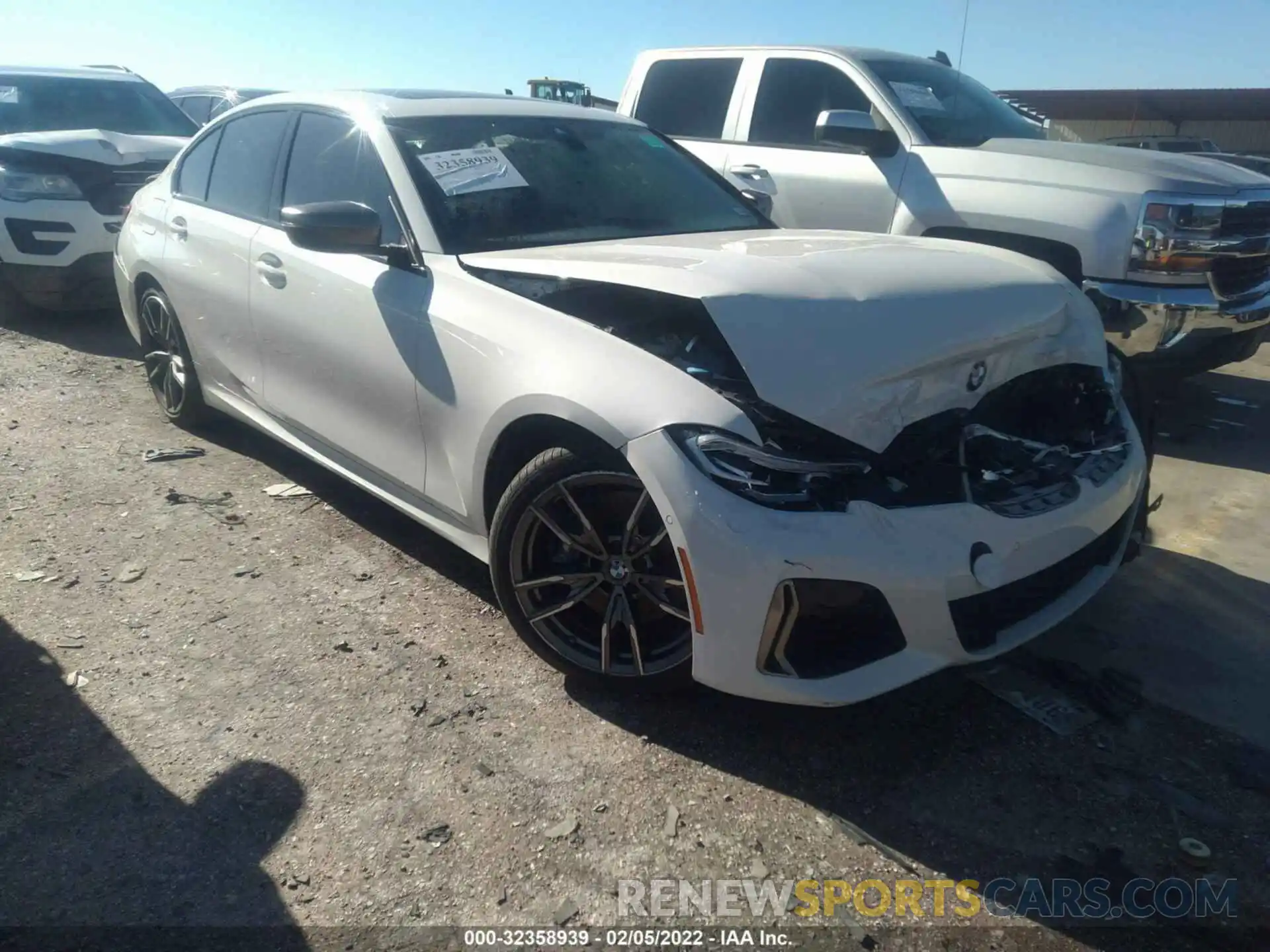 1 Photograph of a damaged car WBA5U7C02LFH64142 BMW 3 SERIES 2020